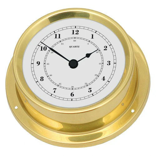 Small 125mm Brass Quartz Clock
