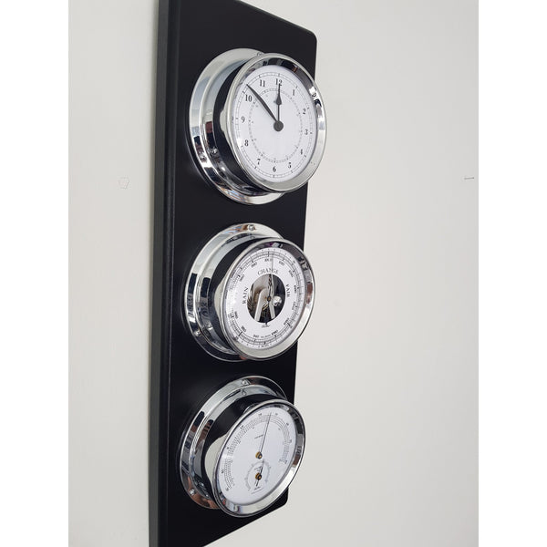 Weatherstation - Hygrometer, Barometer, Thermometer & Quartz Clock