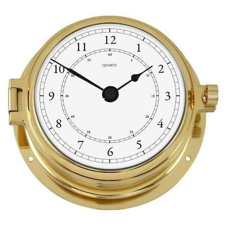 Solid Fischer Brass Marine Clock