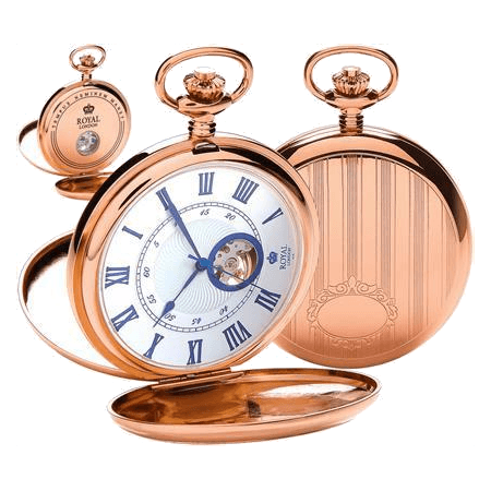 Rose gold fob watch on sale