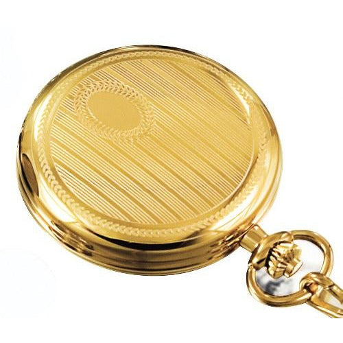 Stylish Olympic Gold Pocket Watch