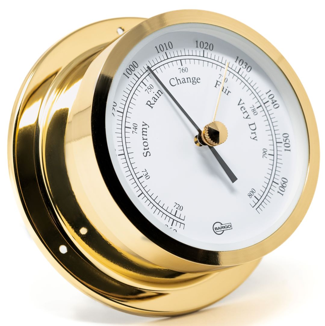 Barigo Star Brass Barometer 1185MS – 110mm | German Made