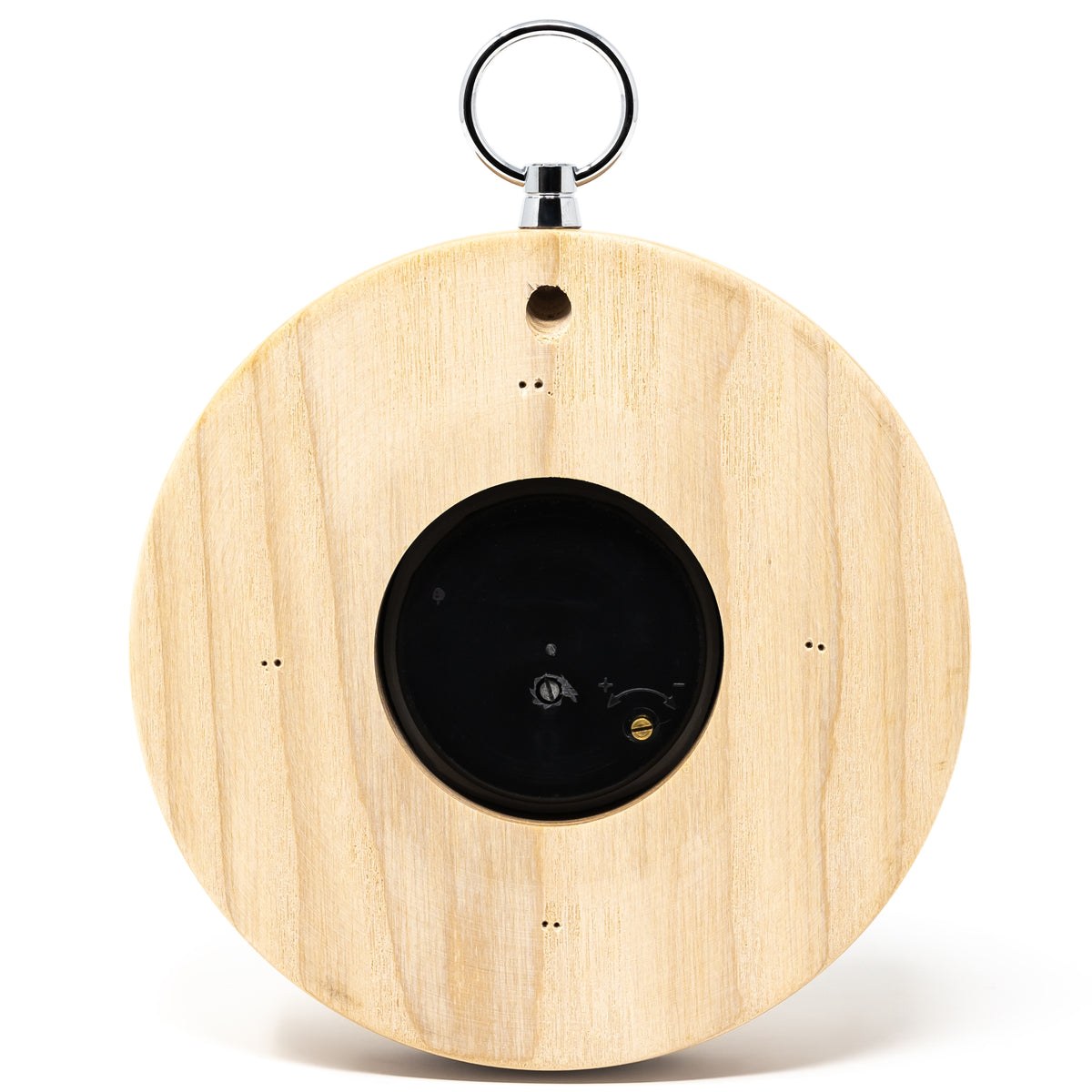 Beech Wood & Brass 140mm  Barometer