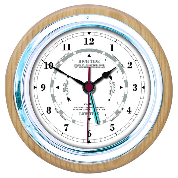 Ash Barometer & Tide Clock Combo - Time & Trends