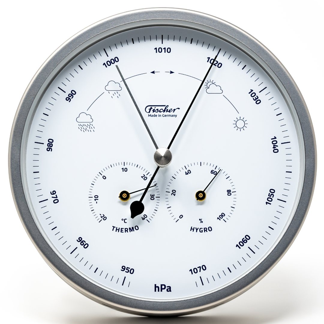 Modern Indoor &amp; Outdoor Weatherstation- 3 in 1 - Hygrometer + Barometer + Thermometer