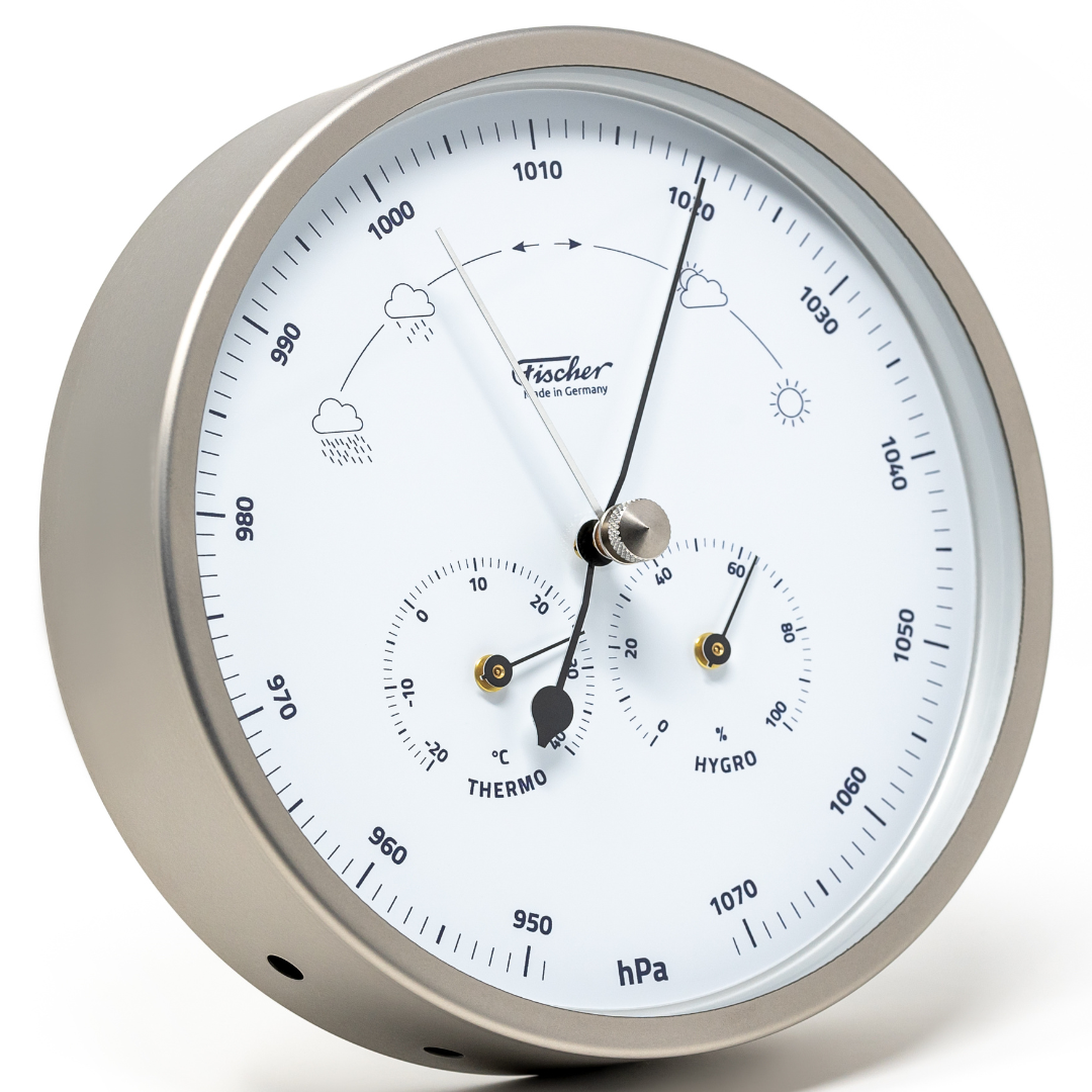 Modern Indoor &amp; Outdoor Weatherstation- 3 in 1 - Hygrometer + Barometer + Thermometer