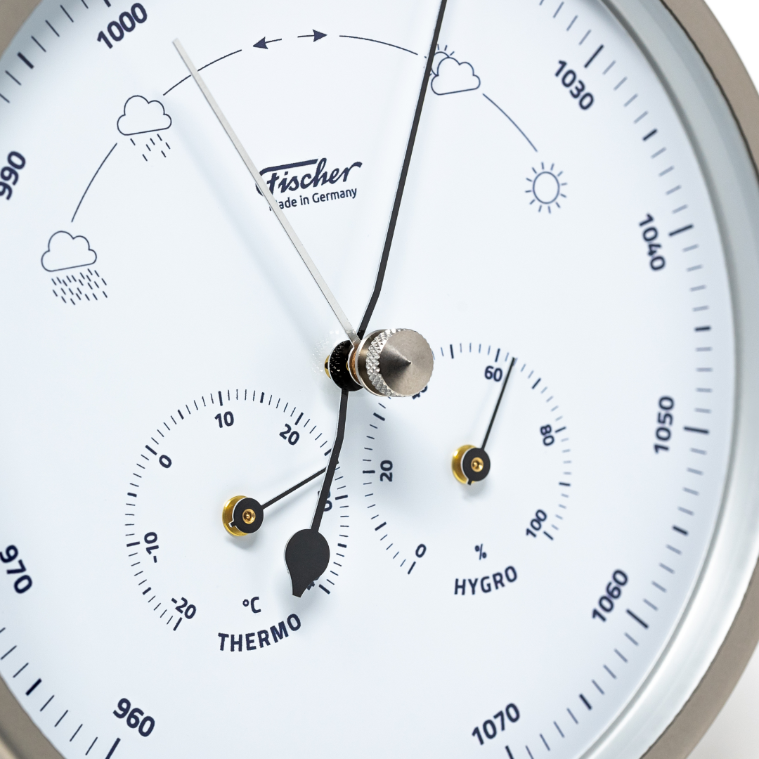 Modern Indoor &amp; Outdoor Weatherstation- 3 in 1 - Hygrometer + Barometer + Thermometer