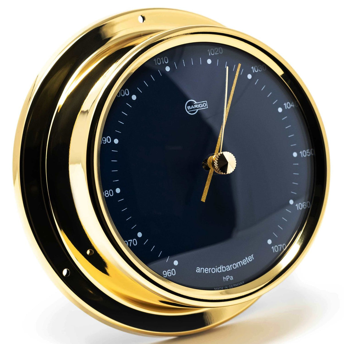Barigo Regatta 184MSBL – Polished Brass Aneroid Barometer