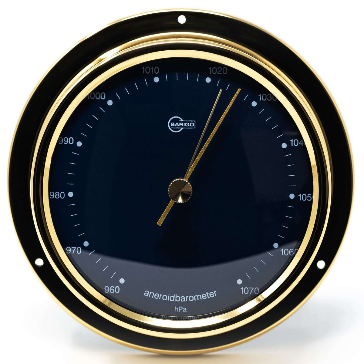 Barigo Regatta 184MSBL – Polished Brass Aneroid Barometer