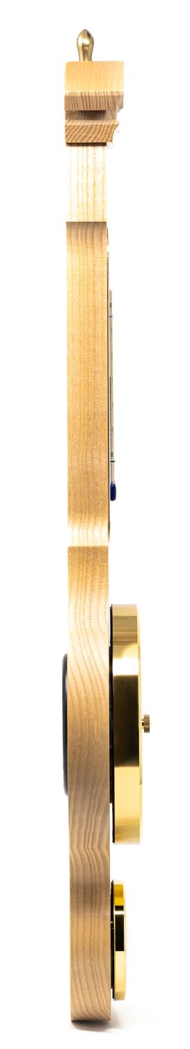 Traditional  Banjo Light Oak 540 mm Weatherstation -3 in 1 - Hygrometer + Barometer + Thermometer