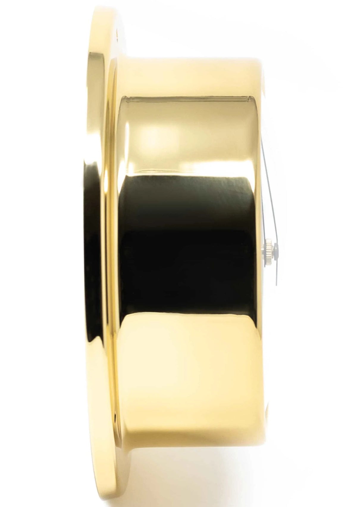Barigo Tempo Quartz Clock 683MS – Polished Brass | 110mm | Made in Germany