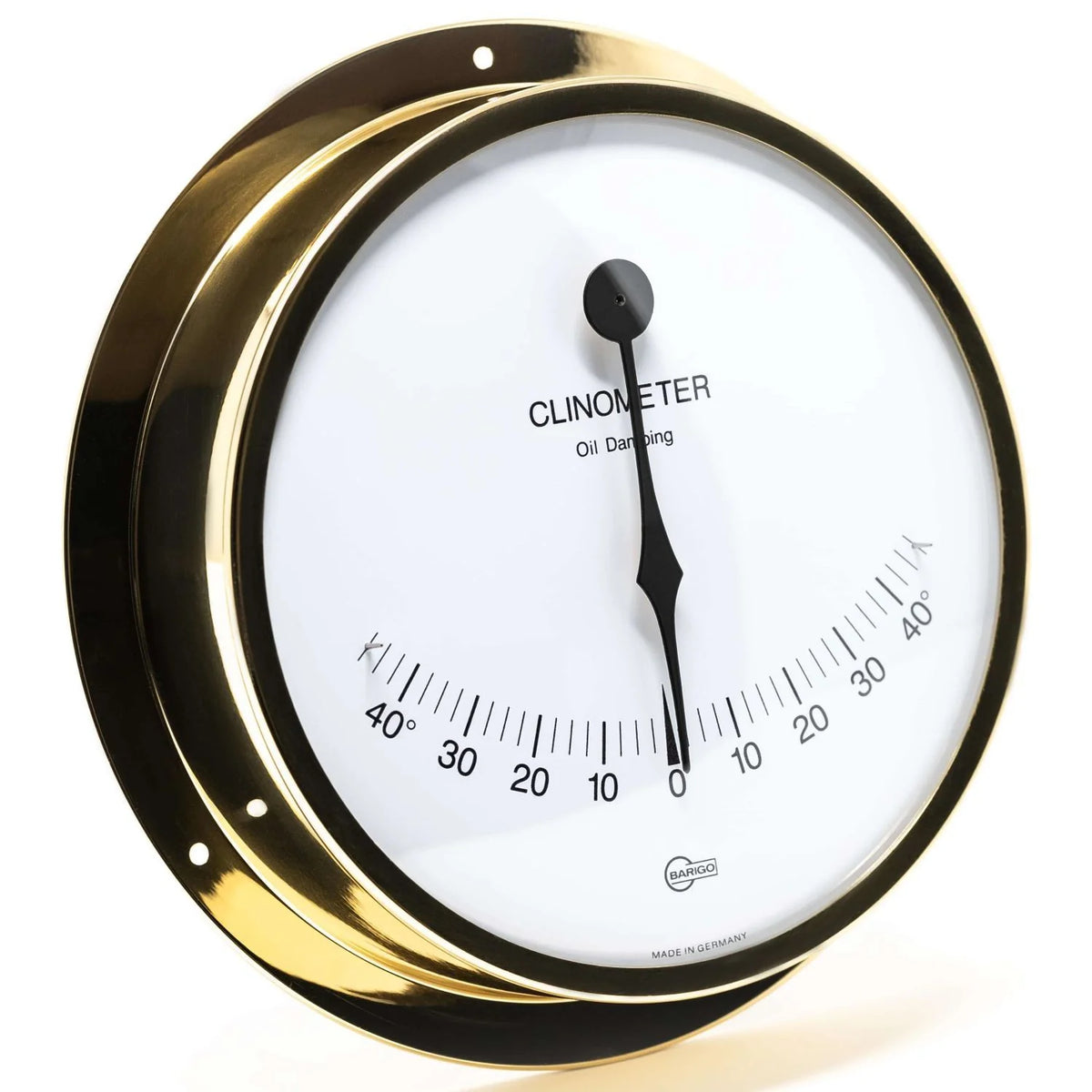 Barigo Viking Clinometer 911MS 155mm Polished Brass | Made in Germany