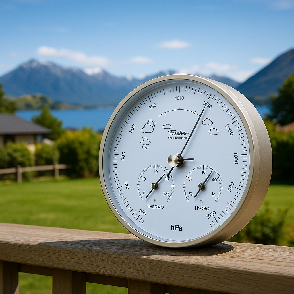 Modern Indoor &amp; Outdoor Weatherstation- 3 in 1 - Hygrometer + Barometer + Thermometer