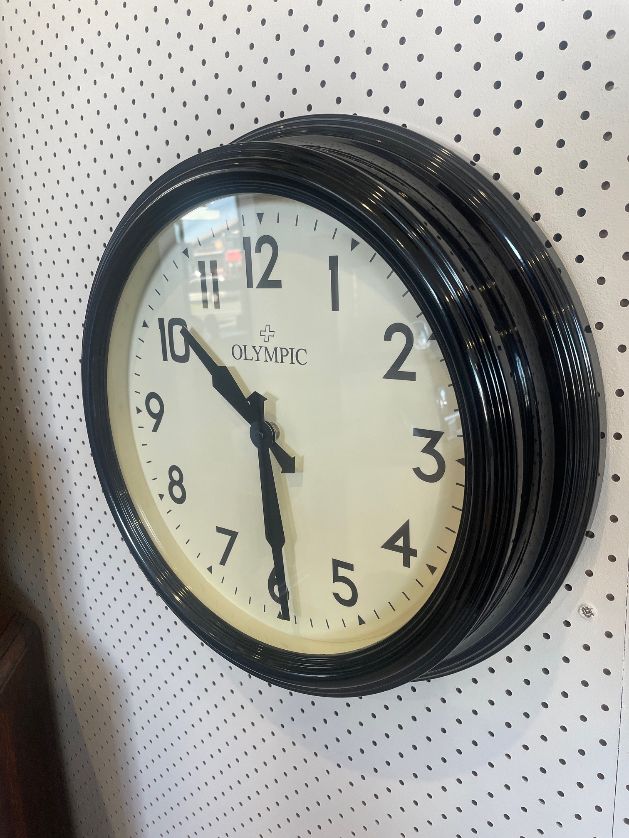 Vintage Station Style Wall Clock – 32cm