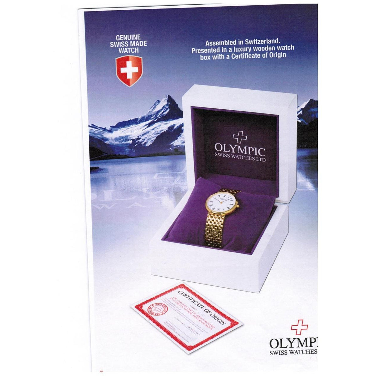 Genuine Swiss Made Watch by Olympic 27052