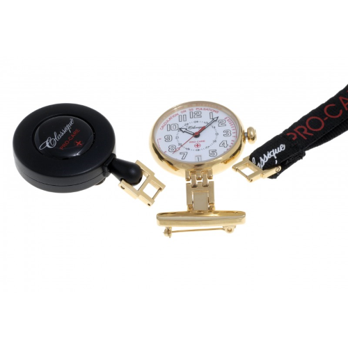 Classique Gold Nurses Watch – Stylish &amp; Reliable for Healthcare Professionals
