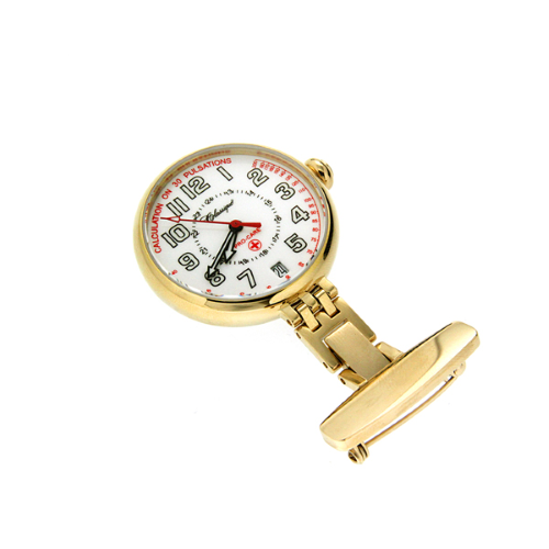 Classique Gold Nurses Watch – Stylish &amp; Reliable for Healthcare Professionals