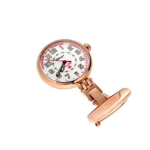 Classique Swiss Quartz  Rose Gold Nurses Watch