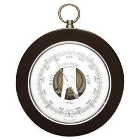 Modern Black &amp; Chrome Fischer Barometer 1366rs-06