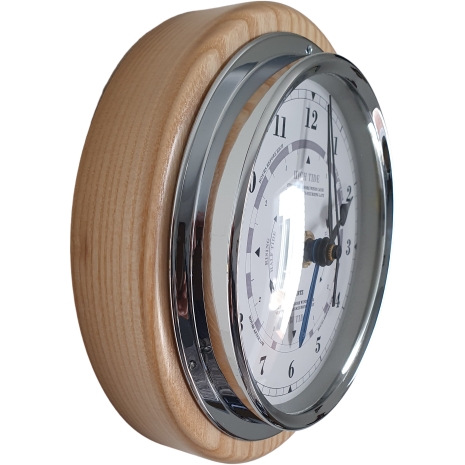 Fischer Chrome Time &amp; Tide Clock