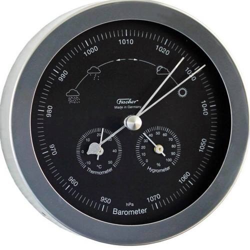 Fischer ultra Modern Weather Station Barometer