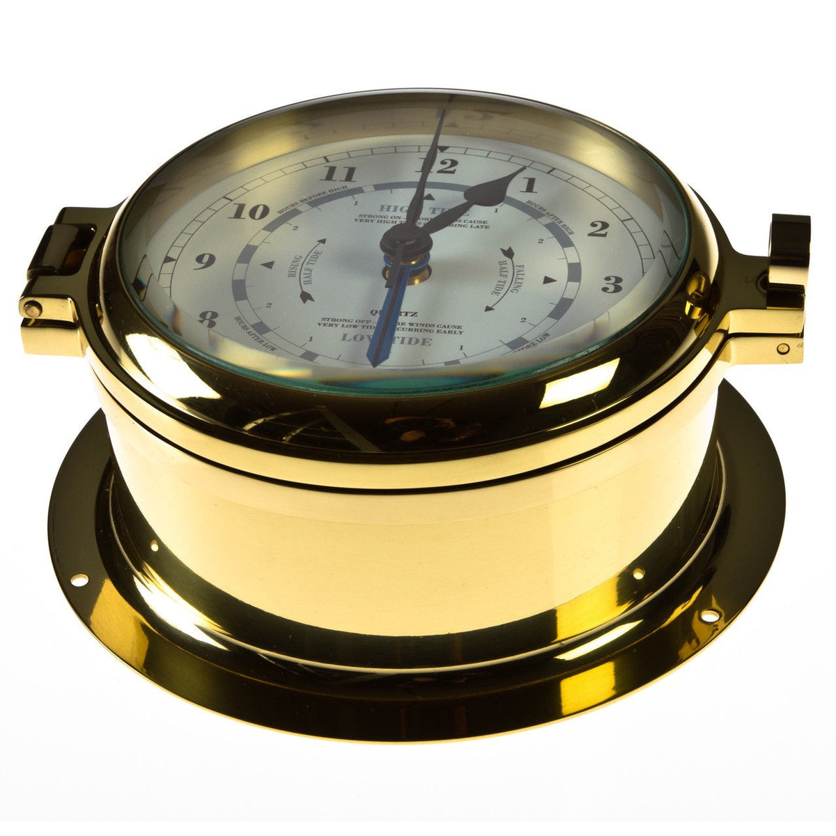 Solid Marine Brass Tide Clock 1605GU-45