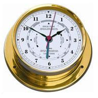 Nautical Polished Brass Tide Clock 1610GU-45