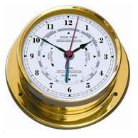 Nautical Polished Brass Tide Clock 1610GU-45
