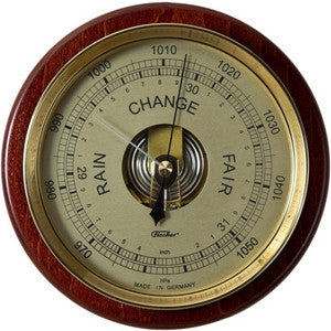 Barometer Roht German Round large barometer Mahogany - Time & Trends