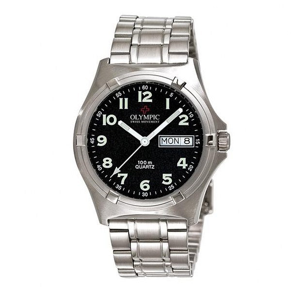 Mens Olympic Work Watch - Black- Engineered for Endurance