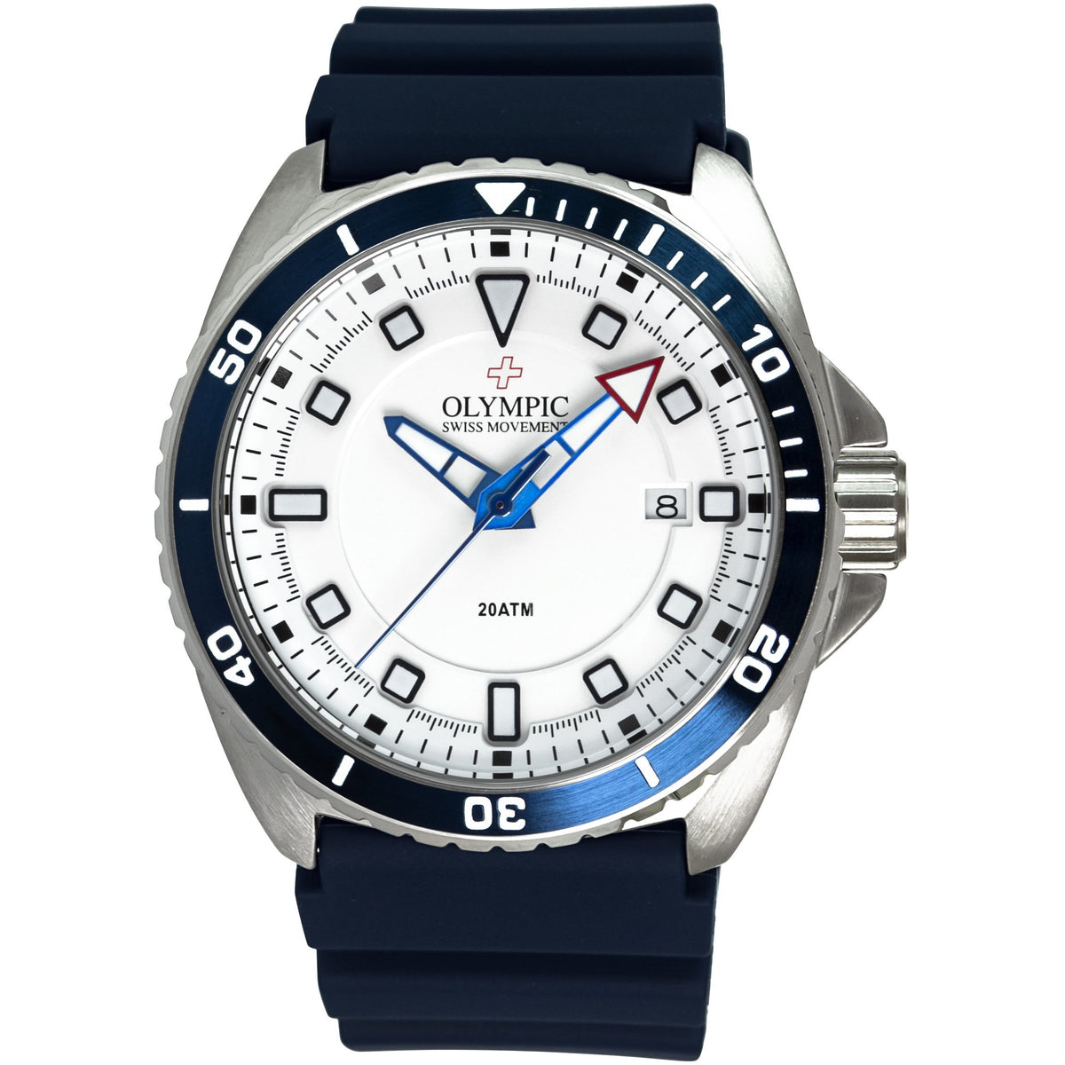 Olympic 200M Classic Blue Divers Watch – Dive-Ready &amp;amp; Everyday Stylish