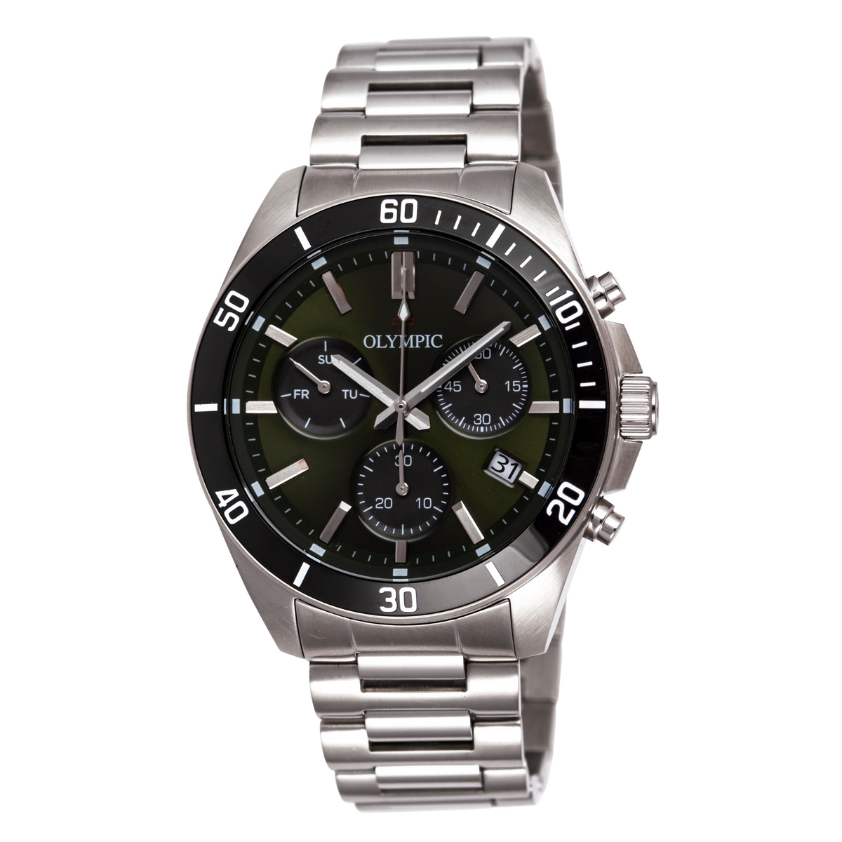 Olympic Stylish Chronograph Stainless Steel watch
