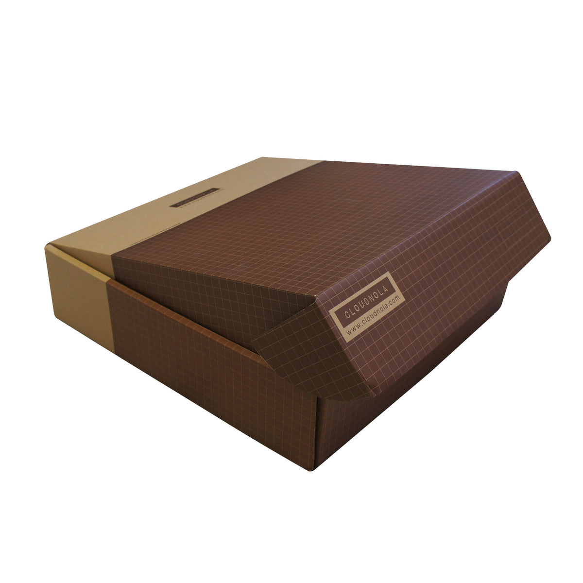 Factory Station Clock - Coffee Brown-made by Cloudnola