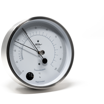 Designer Polar Series Stainless -Hygrometer