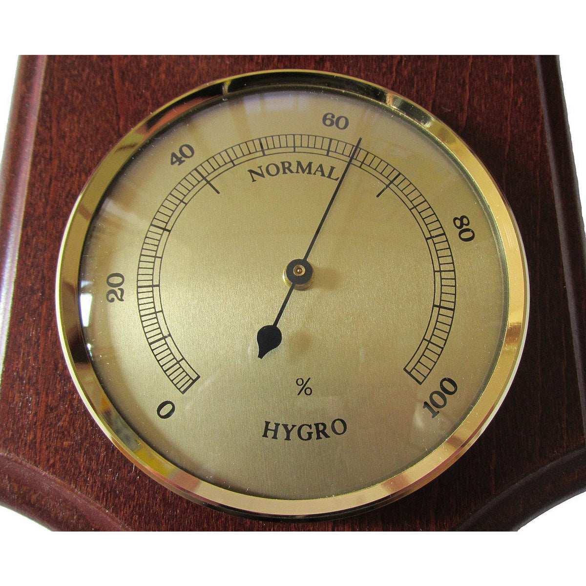 Walled Mounted Mahogany and Brass Fischer Weatherstation 9176-22