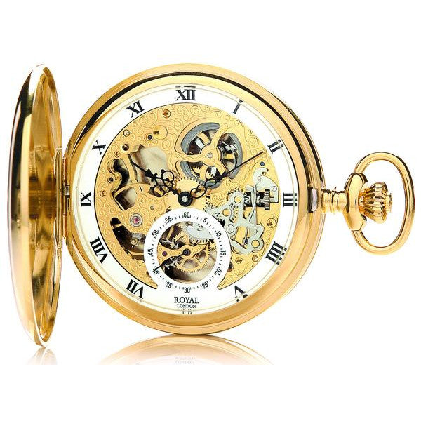 Gold Mechanical Pocket Watch