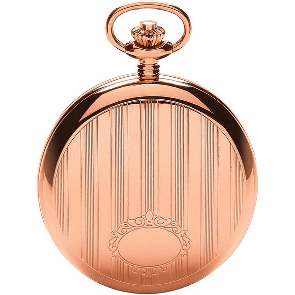 Premium Rose Gold Mechanical Pocket Watch – Traditional