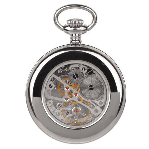 Unisex Silver Pocket Watch 90002.01
