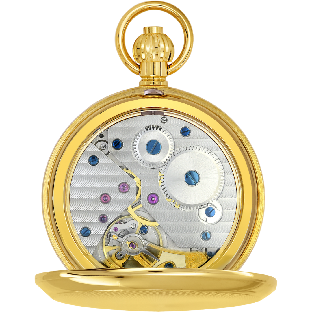 Gold Mechanical Pocket Watch