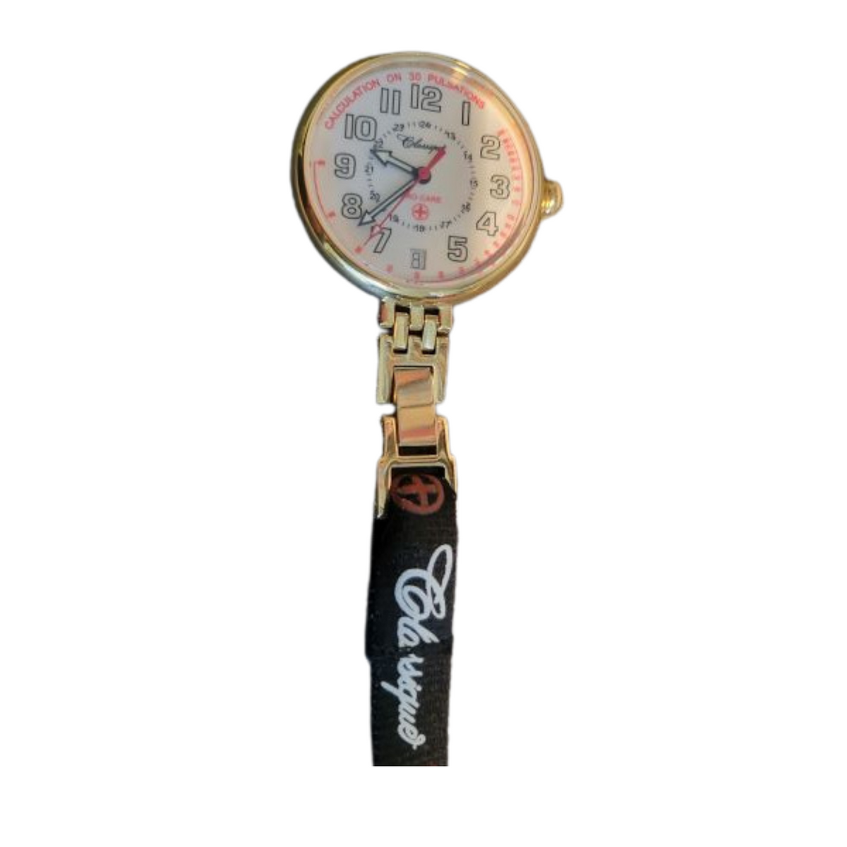 Classique Gold Nurses Watch – Stylish &amp; Reliable for Healthcare Professionals