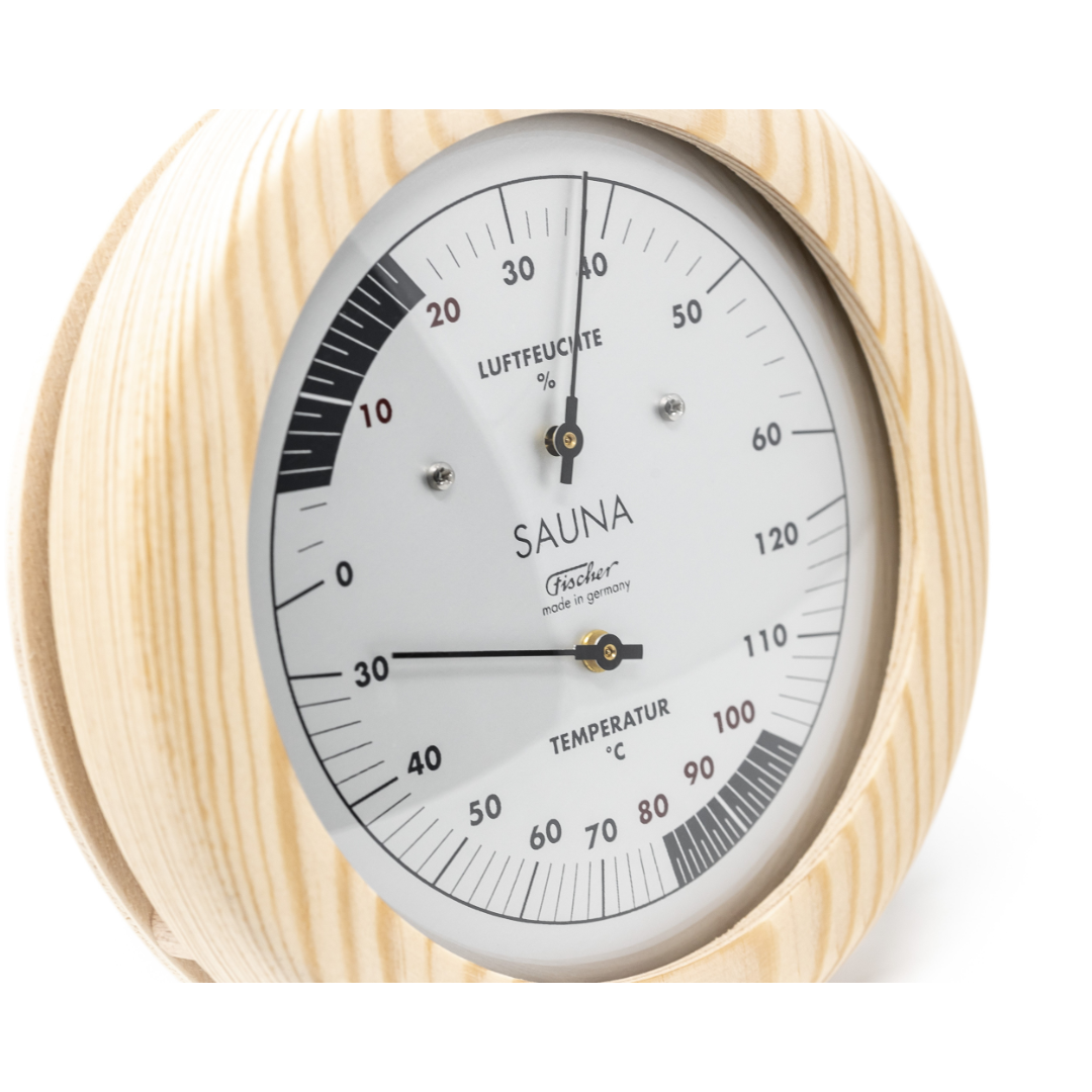 Sauna Thermometer &amp; Hygrometer 155mm