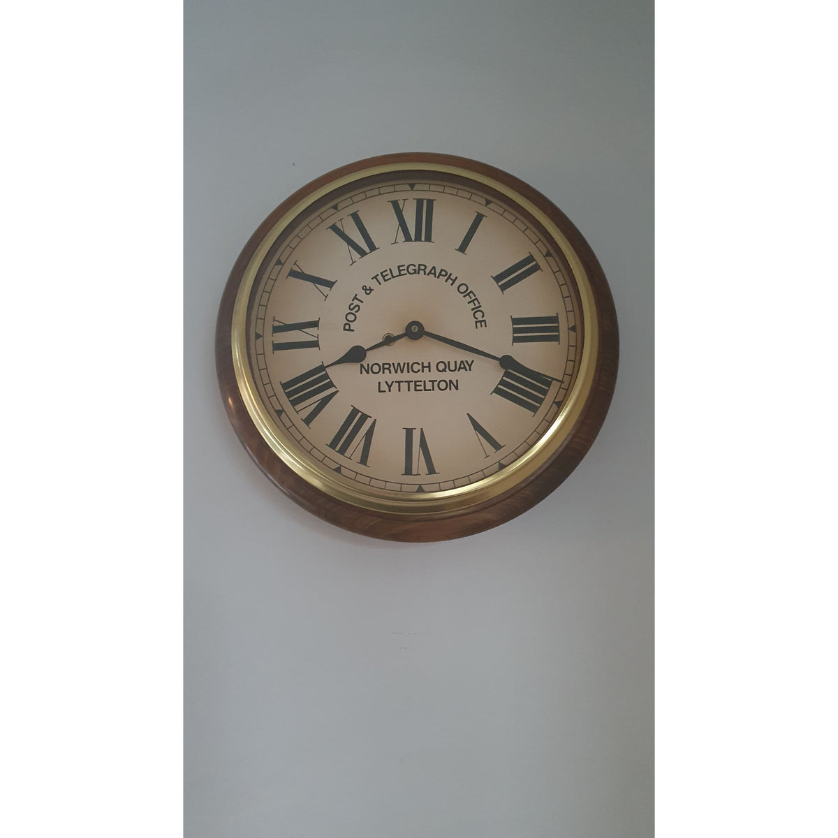 Handcrafted Post Office Clock (Large size) – NZ Made with Timeless Style
