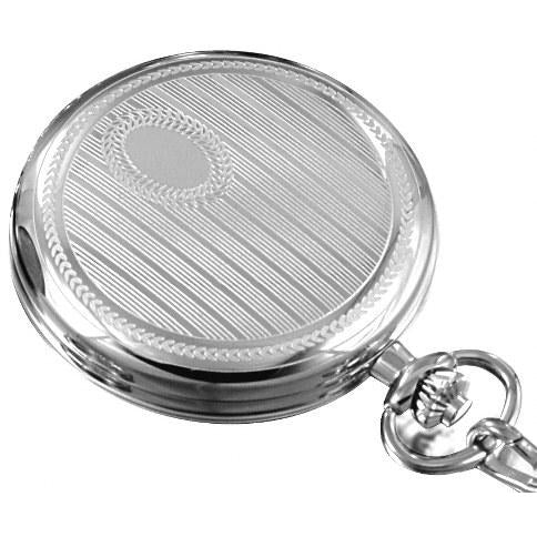 Stylish Olympic Silver Pocket Watch