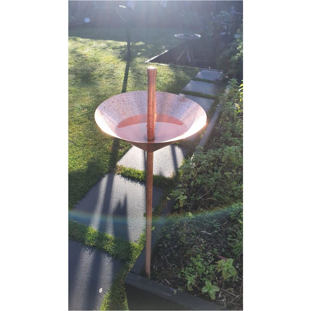 Rain Gauge made in copper made in Germany
