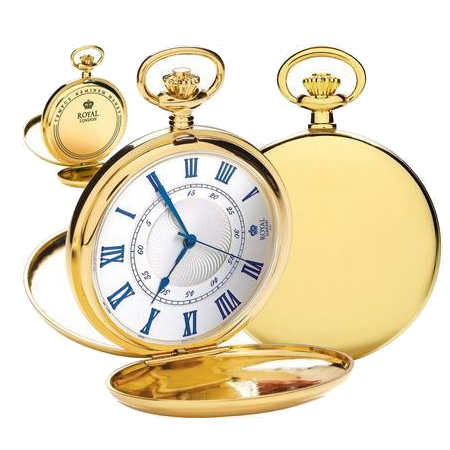 royal london unisex gold pocket watch 90050-02