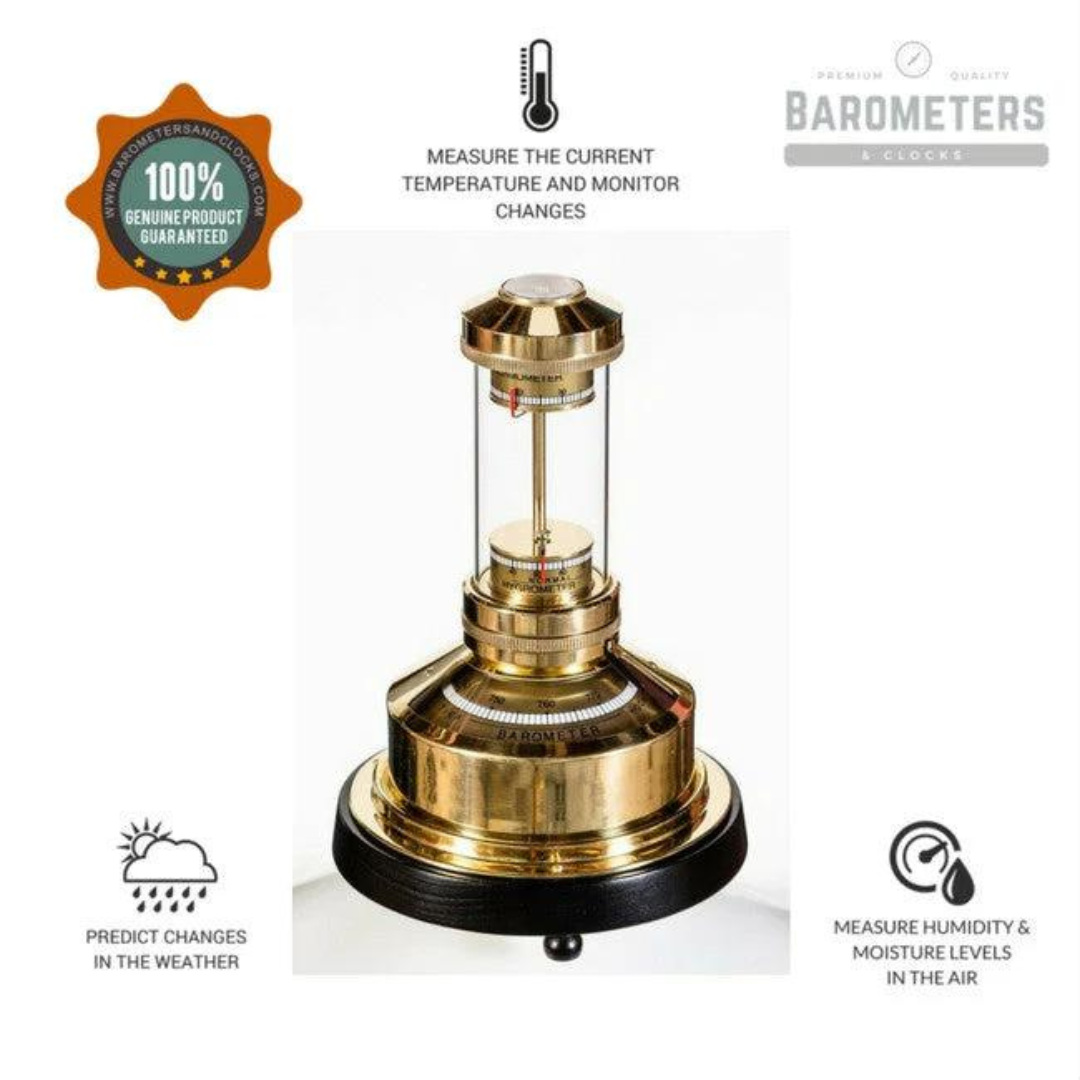 Yesteryear Limited Edition Brass Weather Pillar – Exclusive Weather Instrument