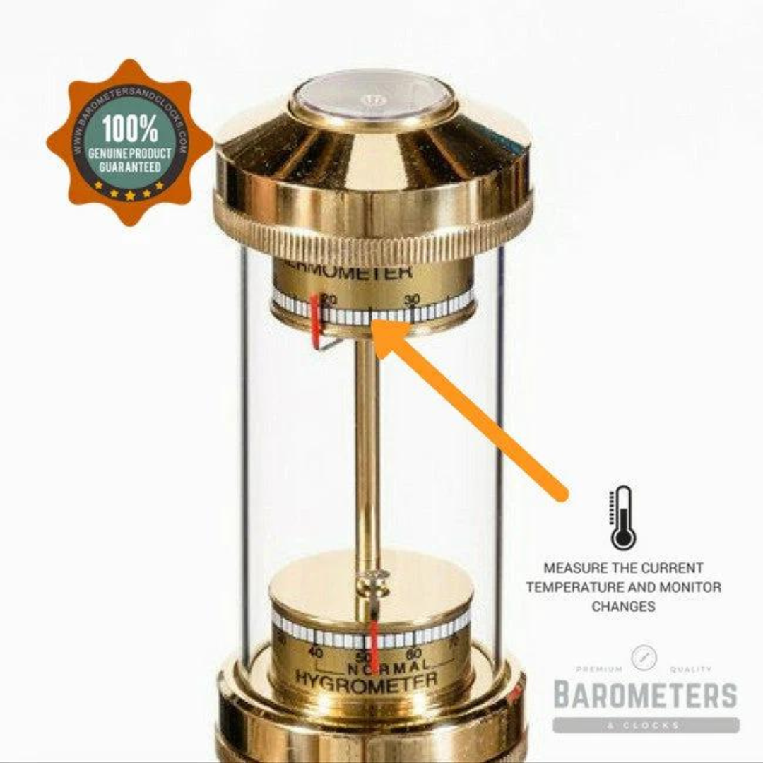 Yesteryear Limited Edition Brass Weather Pillar – Exclusive Weather Instrument